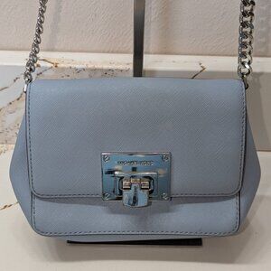 MICHAEL Michael Kors light blue crossbody bag. EUC!